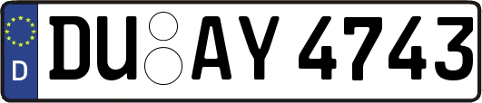 DU-AY4743