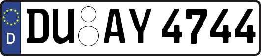 DU-AY4744