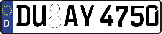 DU-AY4750