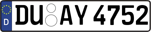 DU-AY4752