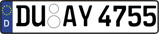 DU-AY4755