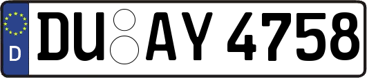DU-AY4758