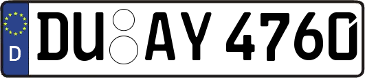 DU-AY4760