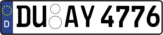 DU-AY4776