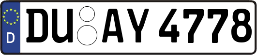 DU-AY4778