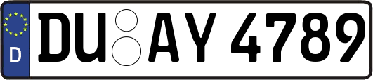 DU-AY4789