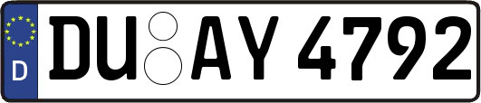 DU-AY4792