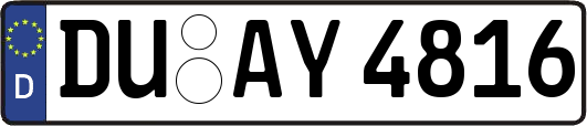 DU-AY4816