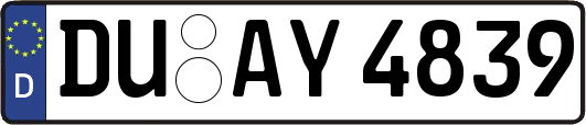 DU-AY4839