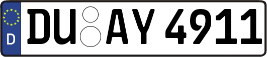 DU-AY4911