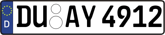 DU-AY4912