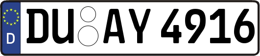 DU-AY4916