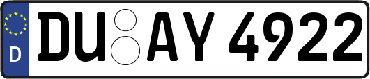 DU-AY4922