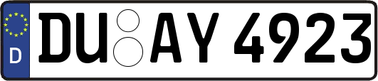 DU-AY4923