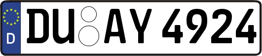 DU-AY4924