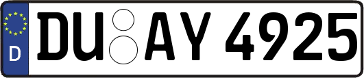 DU-AY4925