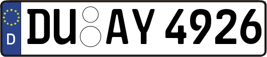 DU-AY4926