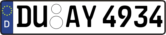 DU-AY4934