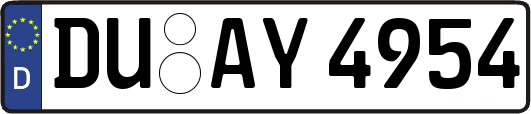 DU-AY4954