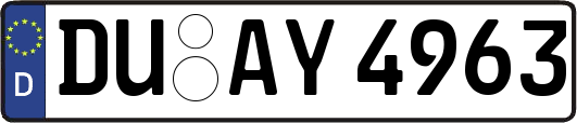 DU-AY4963