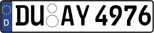 DU-AY4976