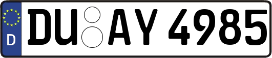 DU-AY4985