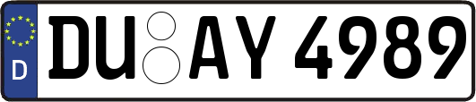 DU-AY4989
