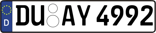 DU-AY4992