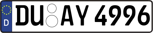 DU-AY4996