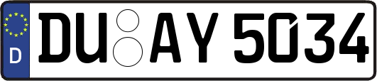 DU-AY5034