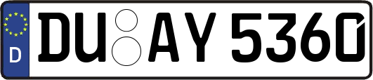 DU-AY5360