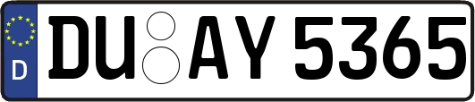 DU-AY5365
