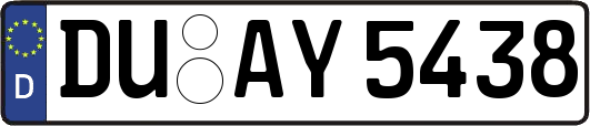 DU-AY5438
