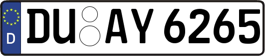 DU-AY6265