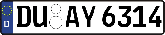 DU-AY6314