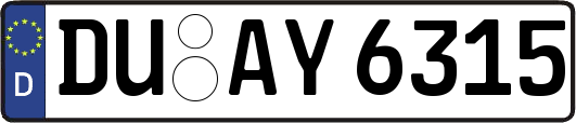 DU-AY6315
