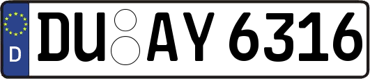 DU-AY6316