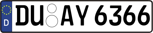 DU-AY6366