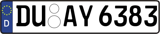 DU-AY6383