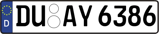 DU-AY6386