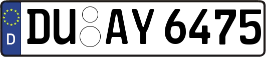 DU-AY6475