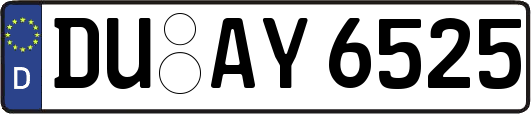 DU-AY6525