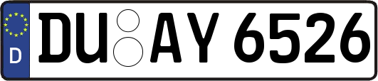 DU-AY6526