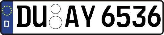 DU-AY6536