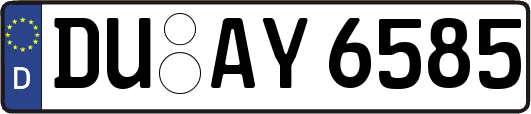 DU-AY6585