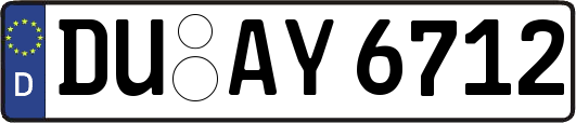DU-AY6712