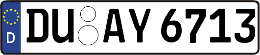 DU-AY6713