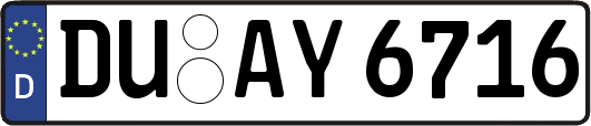 DU-AY6716