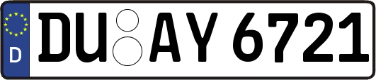 DU-AY6721