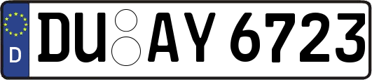 DU-AY6723